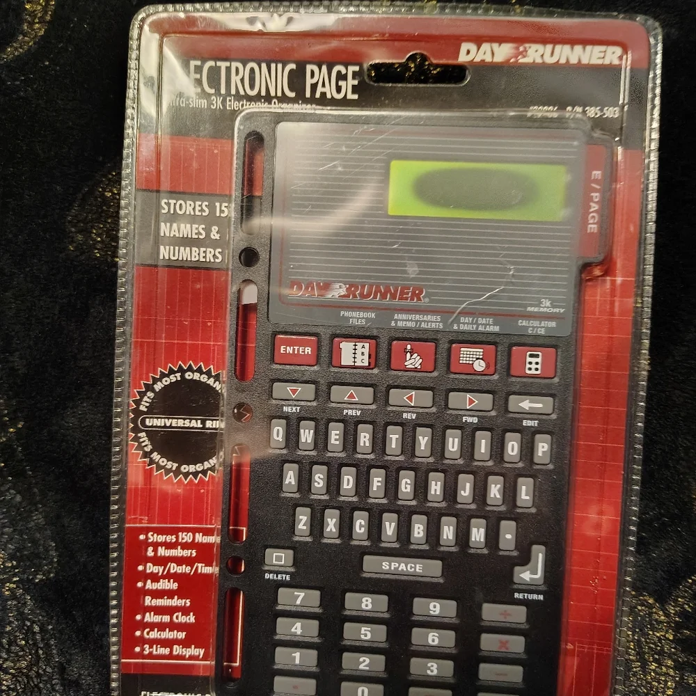Sealed In Original PKG Electronic Oranizer